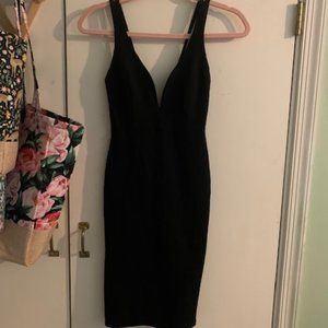Black Lulu's bodycon dress